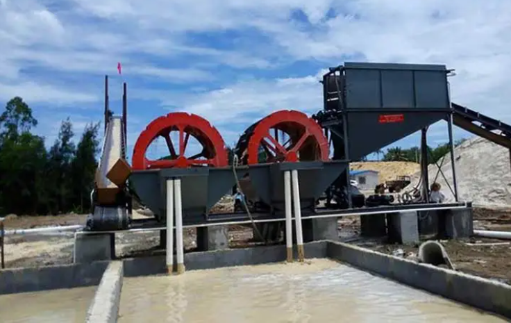 You can wash so much sand and gravel in one day! The daily output of sediment and sand washing machine is exposed!