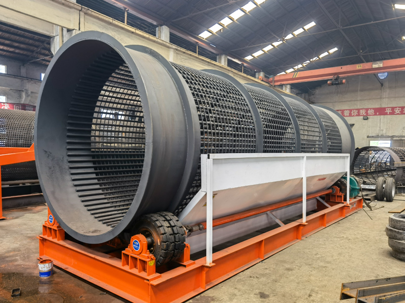 Trommel screen, shaftless drum screen, drum screen manufacturer