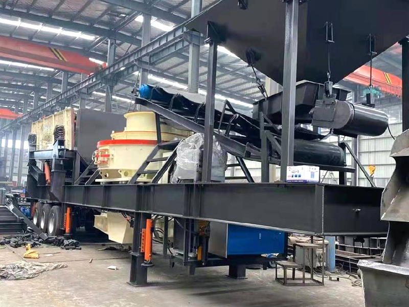 Mobile sand making machine, impact mobile sand making station, mobile crushing station, fine crushing, shaping and screening mobile station
