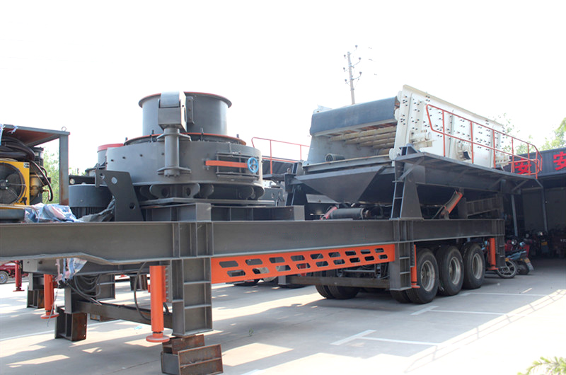 Mobile sand making machine, impact mobile sand making station, mobile crushing station, fine crushing, shaping and screening mobile station