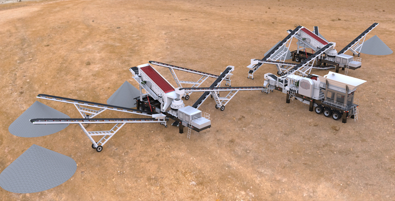Production line of 200 tons of mobile crushing station.jpg