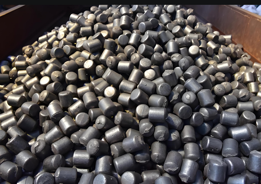 What is the function of steel balls in a ball mill? Why is grading necessary?